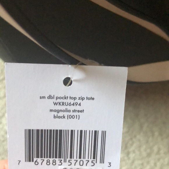 NWT Kate Spade MAGNOLIA STREET SMALL DOUBLE POCKET TOP ZIP TOTE - Picture 4 of 6